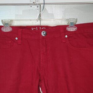 Rue 21 Low Rise Skinny Jeans- Candy Apple Red Size 7/8